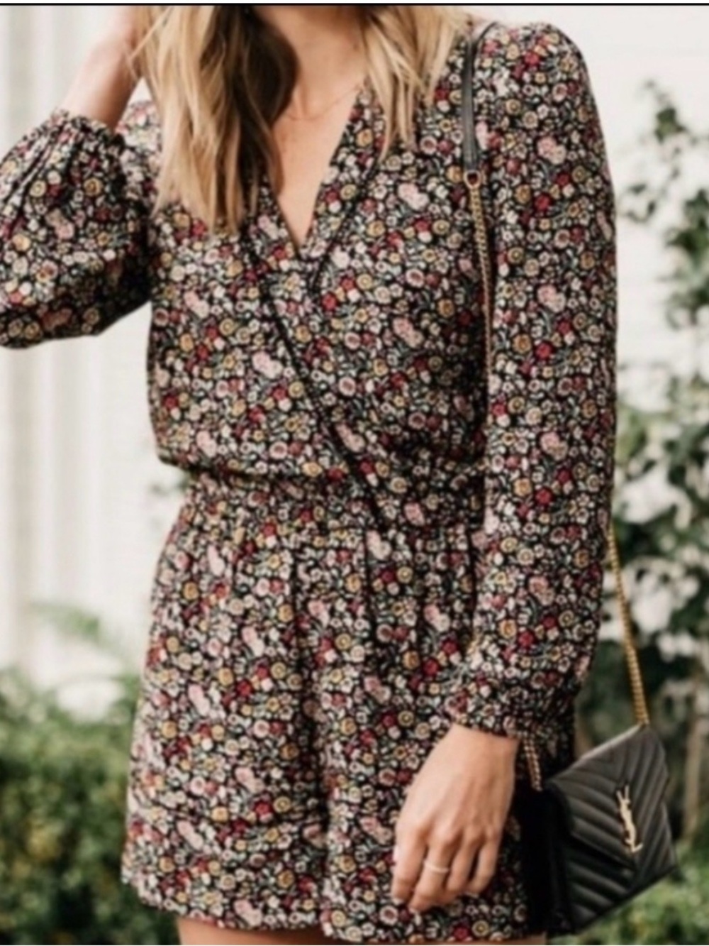 Loft floral romper jumpsuit